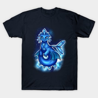 Sapphire Dragon : Cute Crystal Dragon T-Shirt